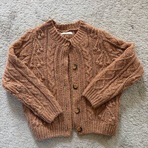 Doen Verona Cardigan in Camel